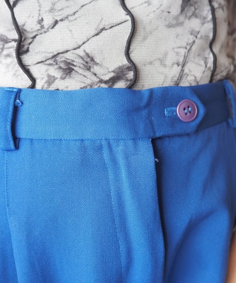 Color Tuck Pants BL