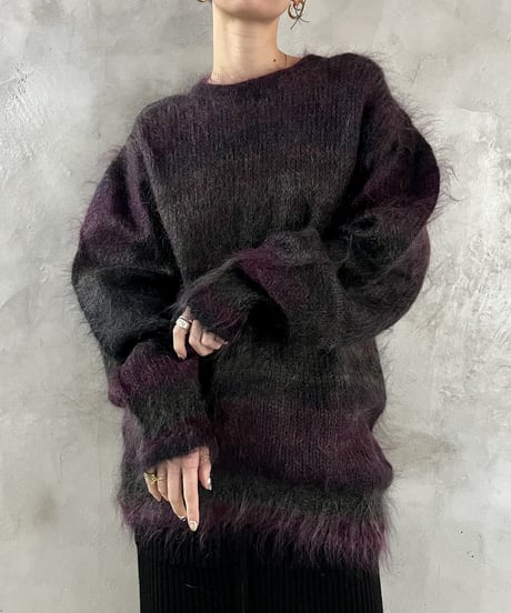 Bicolor Mohair Knit GNPUR