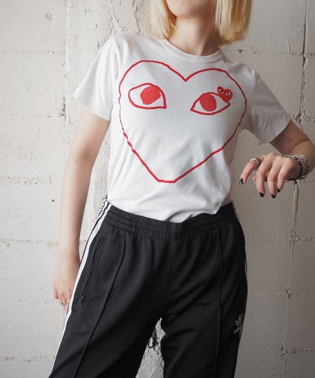PLAY Comme des GARCONS s/s Tee WH RE