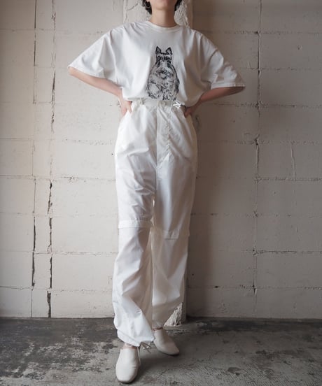 Terrier Print Tee WH