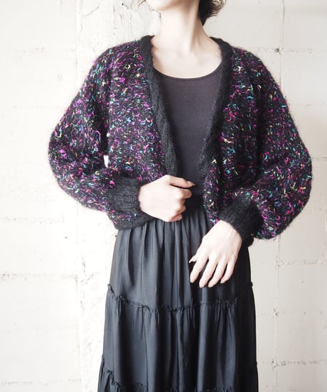 Mix Color Knit Cardigan BKPI