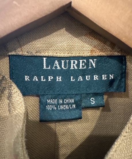 LAUREN Flower Print Linen Jacket BERE
