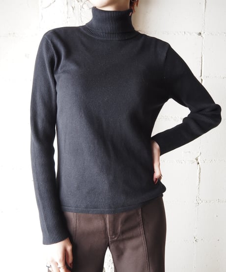 RALPH LAUREN Turtle Neck Knit BK