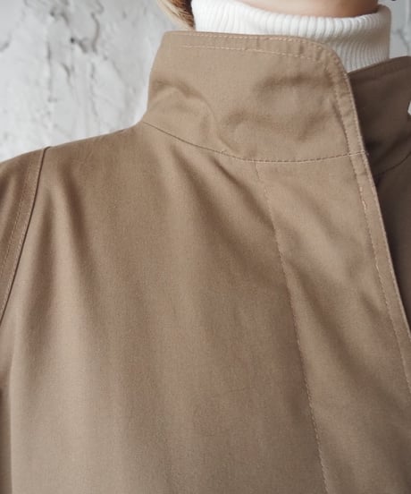 1970's Stand Collar Long Coat BR