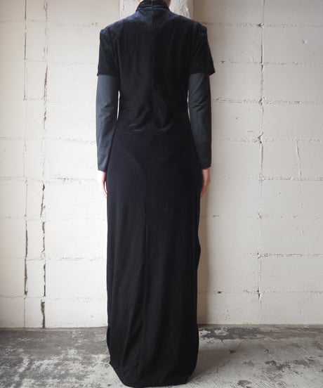 Velvet China Dress BK