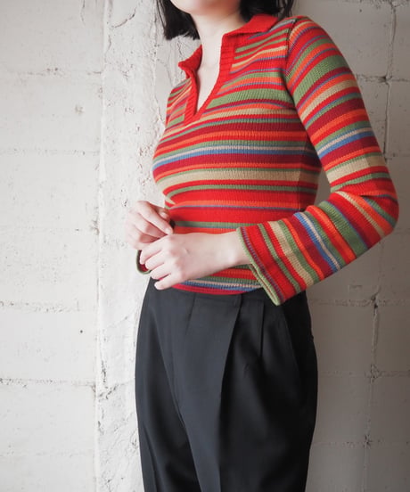 Max&Co. Multicolor Striped Knit REORGN