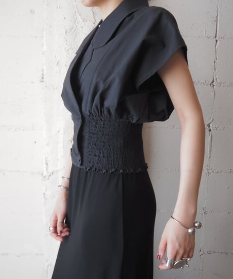 Euro French Sleeve Jacket BK