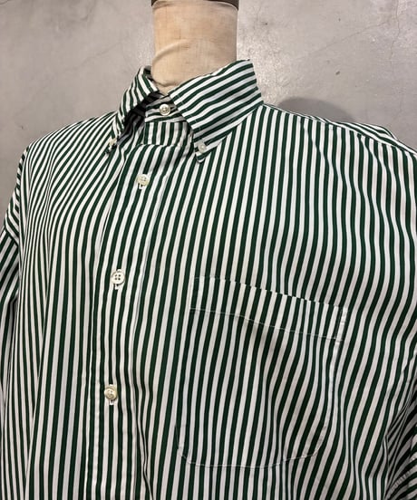 Brooks Brothers Cotton Stripe L/S Shirt WH GN