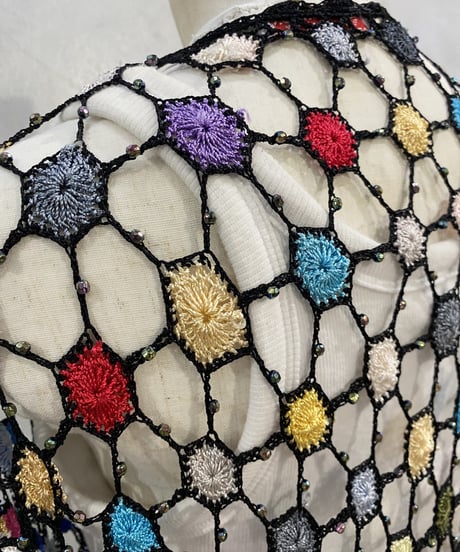 Colorful Crochet Cardigan BK