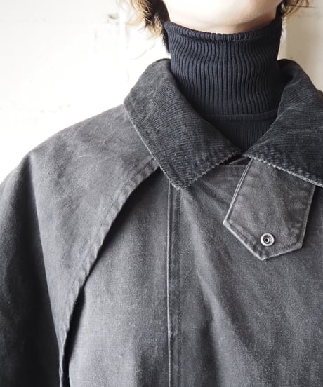 Corduroy Collar Western Coat BK