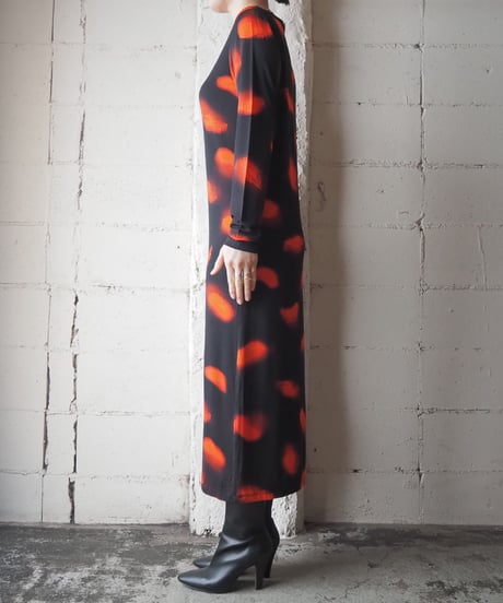 BIMBA Y LOLA Feather Print Dress BK RE