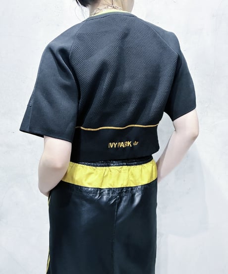 adidas × IVYPARK Cropped Knit Tops BK