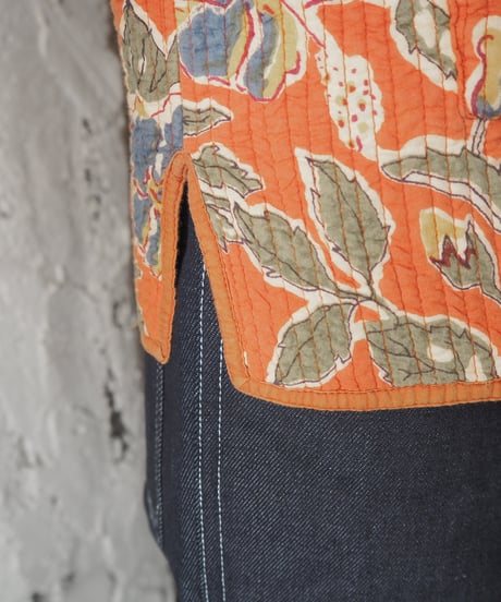 Floral Pattern Reversible Quilted Jacket ORYGN