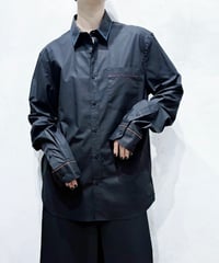 FRED PERRY × RAF SIMONS Color Stitch Shirt BK