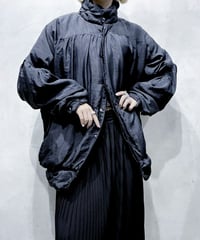 1980's Gather Design Dolman Sleeve Blouson BK