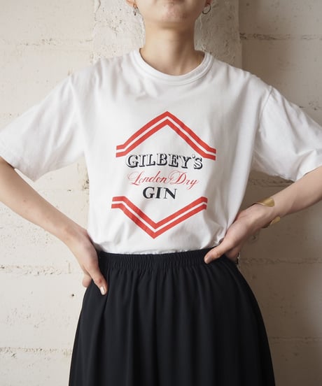 GILBEYS GIN Print Tee WH