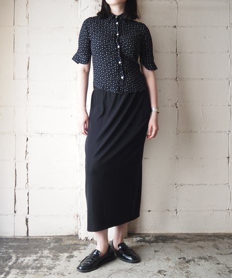 Tiny Pattern Short Sleeve Shirt NV