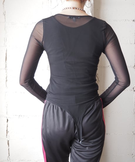 Sheer Bodysuit BK