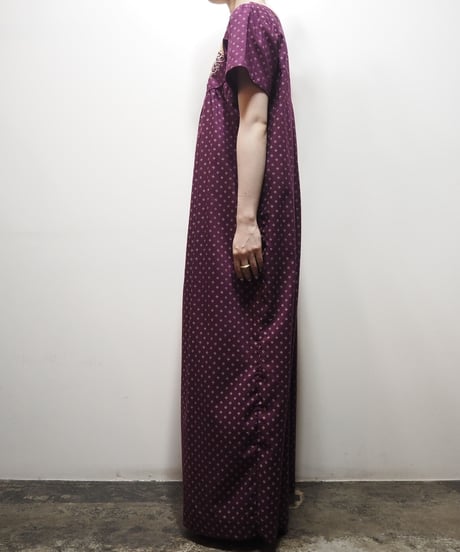 Front Cutwork Pattern Dress BUR