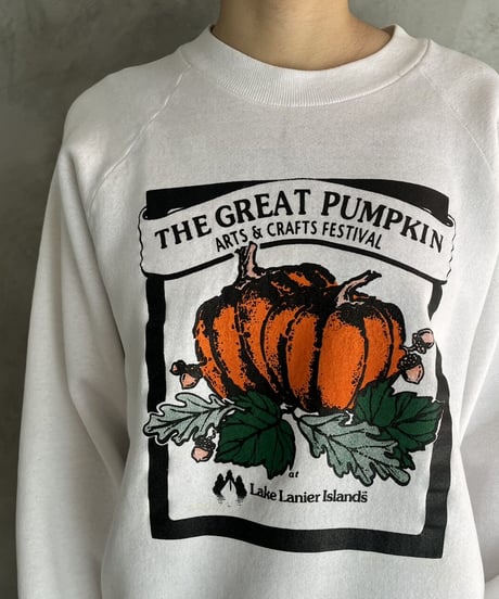 Pumpkin Print Sweat WH