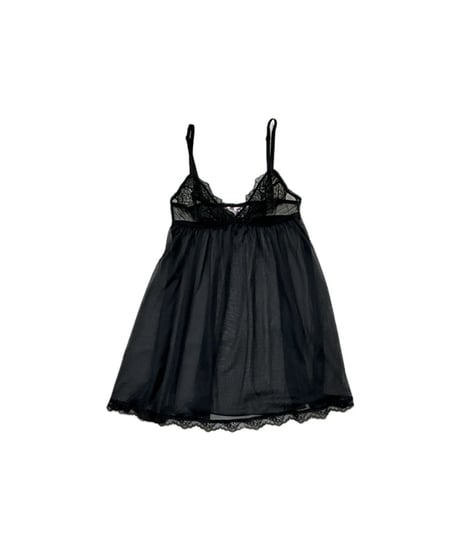 VICTORIA'S SECRET Lace Sheer Lingerie Camisole BK