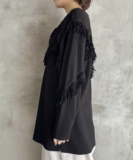 Fringe Design Knit BK