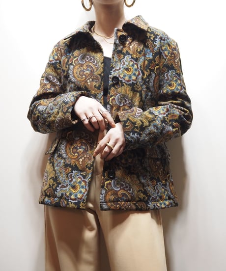 Paisley Pattern Jacket BK