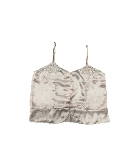 Flower Pattern Satin Camisole LPI