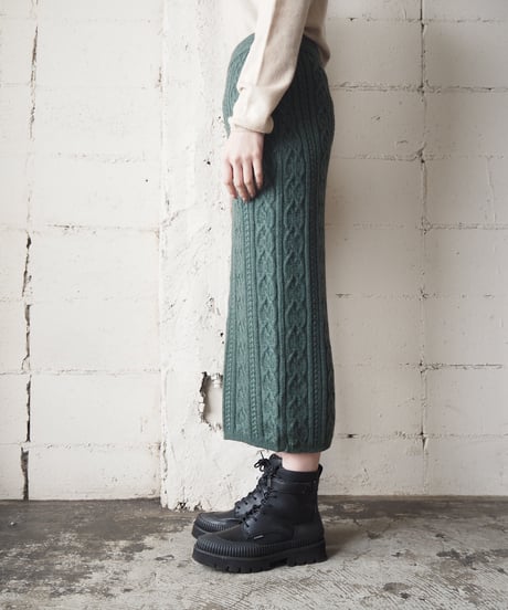 Alan Knit Tight Skirt GN