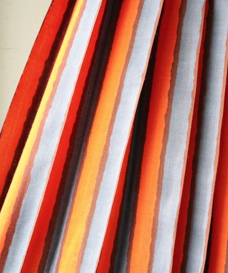 Stripe Pleated Skirt GROR