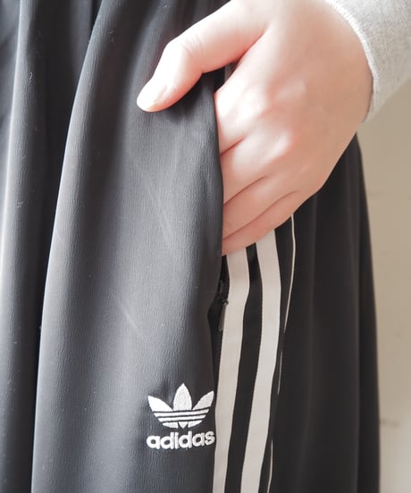 adidas Track Pants Style Flared Skirt BK