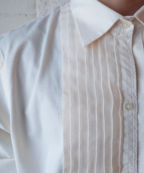 LAUREN Pleated Bosom Shirt IV