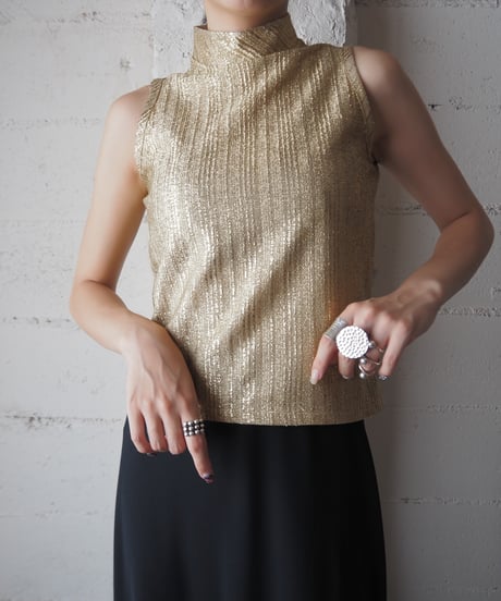 1970's Sleeveless Mock Neck Tops GO