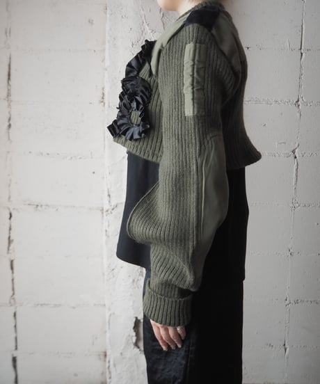 REMAKE Frilled Command Sweater KA