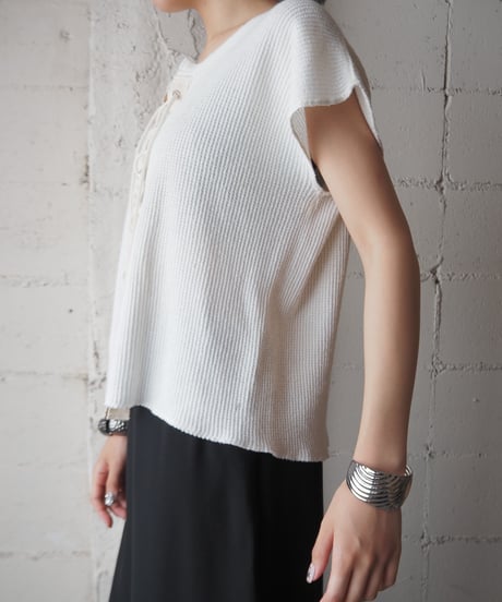 REMAKE French Sleeve Laceup Thermal WH