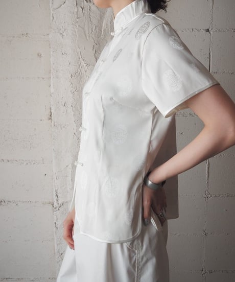 Jacquard Silk China Shirt WH