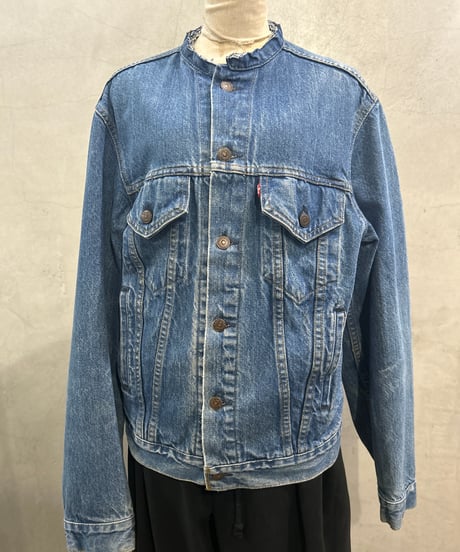 REMAKE Levi's Collarless Denim Jacket BL