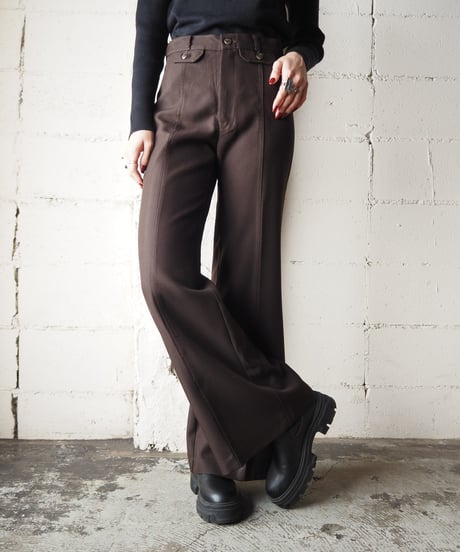 Pocket Design Flare Pants BR