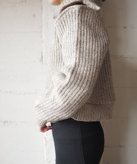 Half Button Rib Knit BE