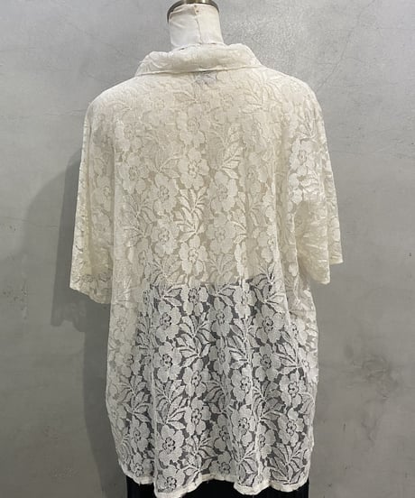 S/S Lace Shirt WH