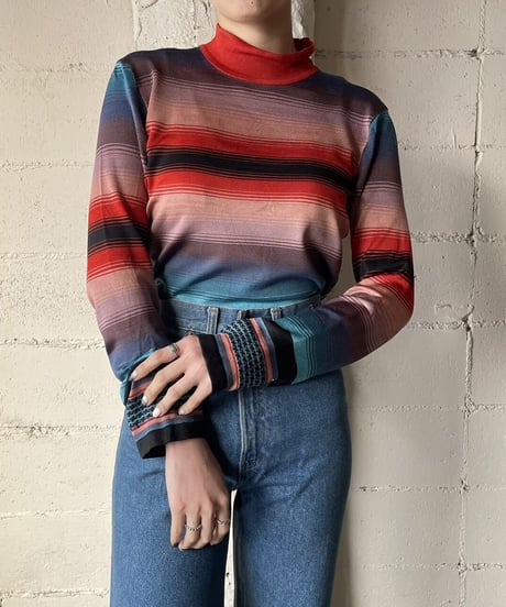 KENZO JEANS Border Cutsewn