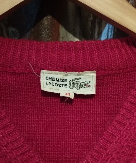 1980's France LACOSTE Cropped Knit RE