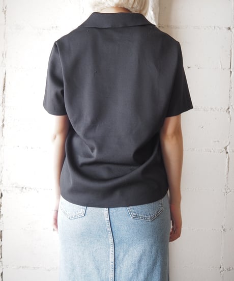 1960-70's Euro Skipper Polo Knit BK