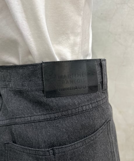 MARITHE FRANÇOIS GIRBAUD Big Size Wide Tapered Denim Pants (40×32) GR