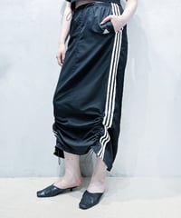 REMAKE adidas Drawstring Track Skirt　BKWH