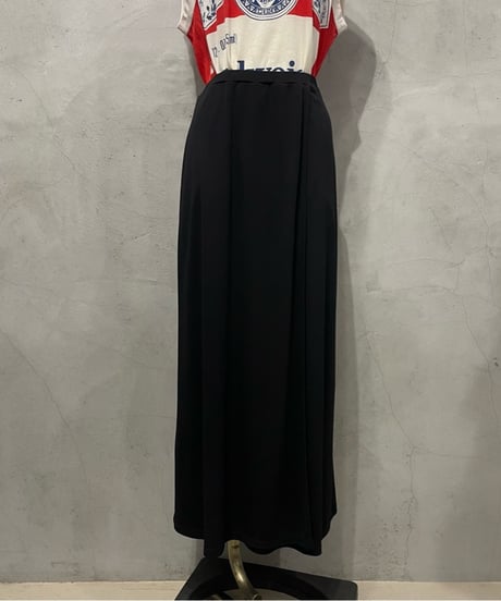 Spandex Mix Layered Easy Skirt BK