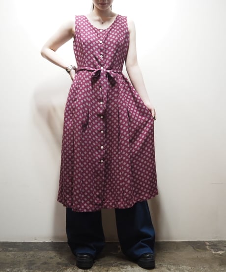 Small Pattern Jumper Skirt PI
