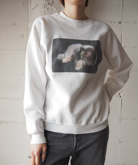 Shih Tzu Print Sweat WH