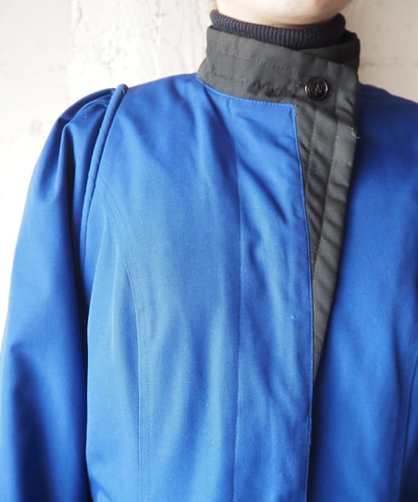 Stand Collar Aline Coat BL