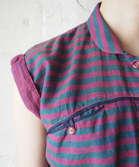1980's N/S Border Blouse REGL